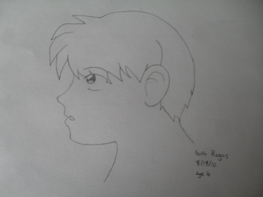 anime boy head side view by 12000101 on DeviantArt anime boy head side view by 12000101 on DeviantArt