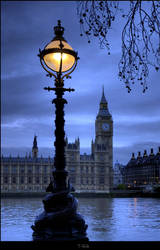 Big Ben by Lamp light