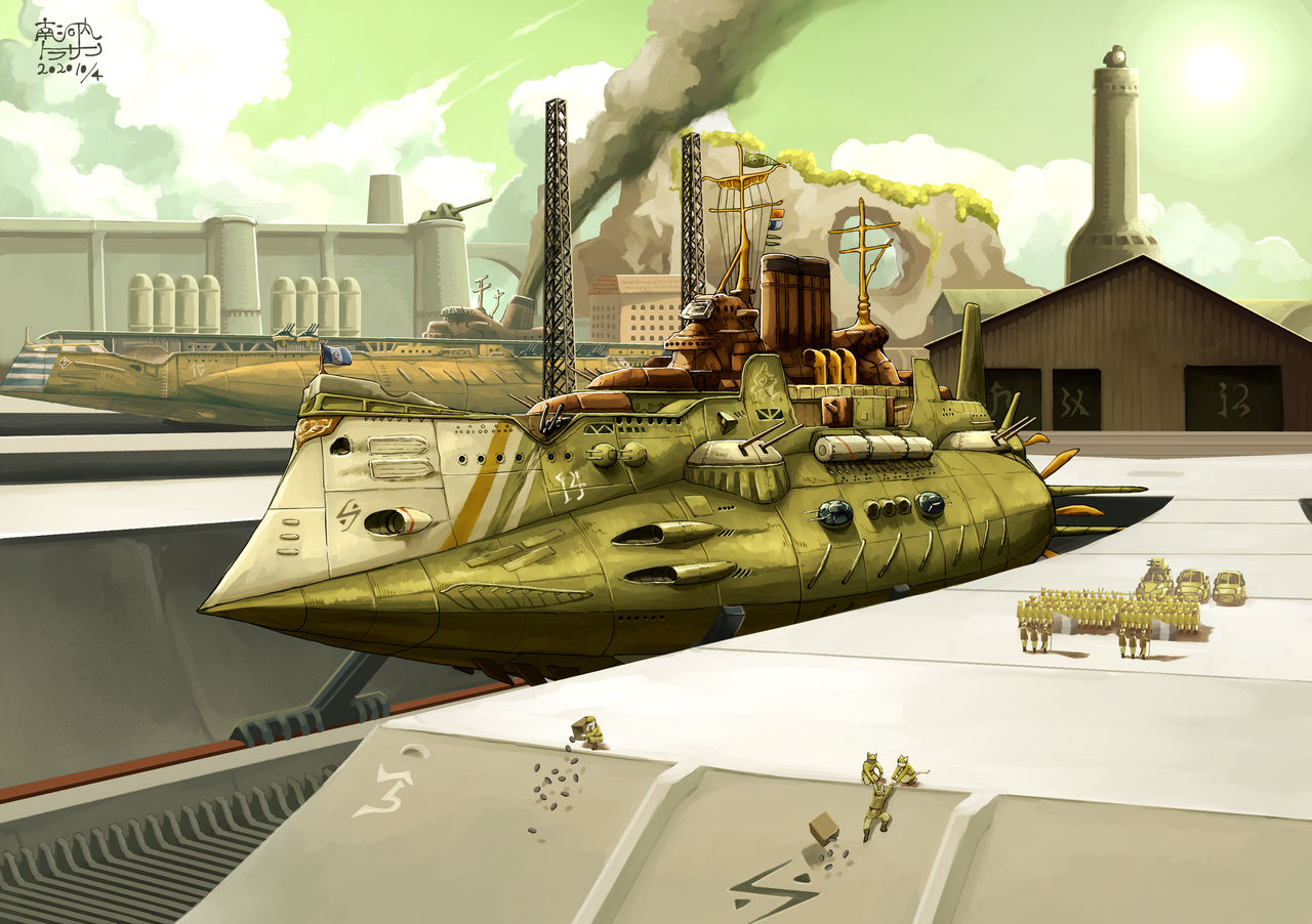 Naval station by TorasanSousaku on DeviantArt