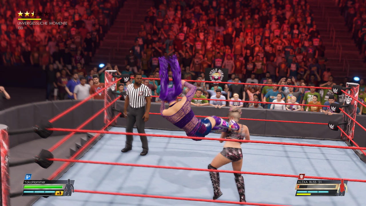 Woman Dropkick Drop Kick from Corner by YokoHammer91 on DeviantArt