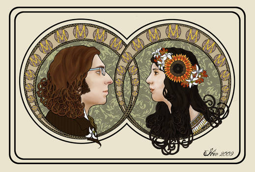 Art Nouveau Wedding Portraits