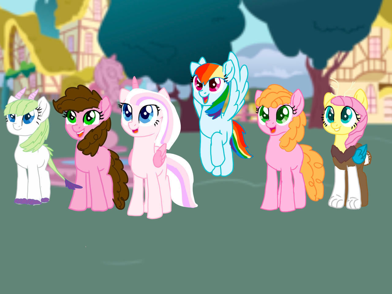 Mlp Meet flower and her friends by Flower-Heart17 on DeviantArt
