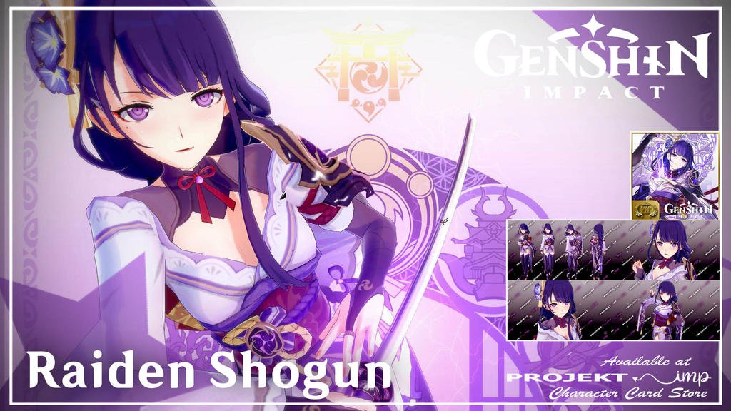 [Koikatsu} Genshin Impact ~ Raiden Shogun by syncVLOID on DeviantArt