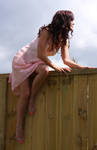On the fence 4 by CathleenTarawhiti