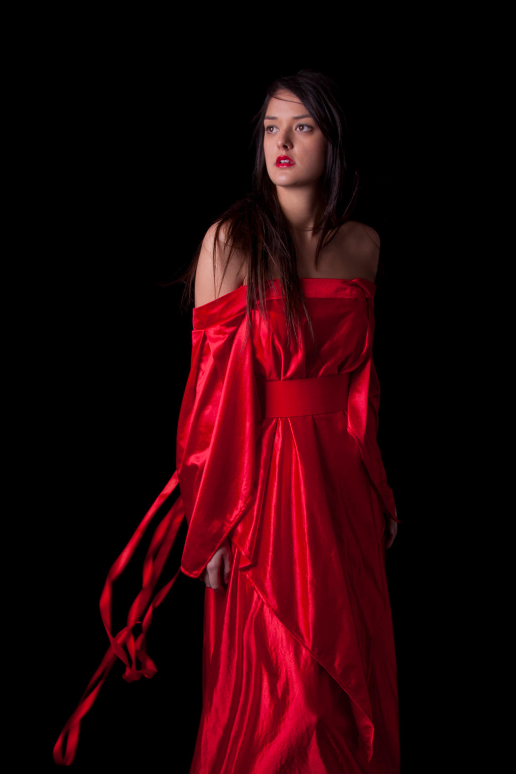Woman in a red dress 6