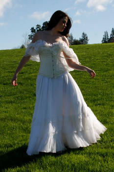 Danielle white dress 14