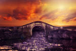 Sunset bridge by CathleenTarawhiti