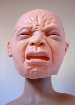 Bird Box bald man crying stock 5