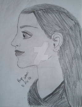 Female Profile Sketch