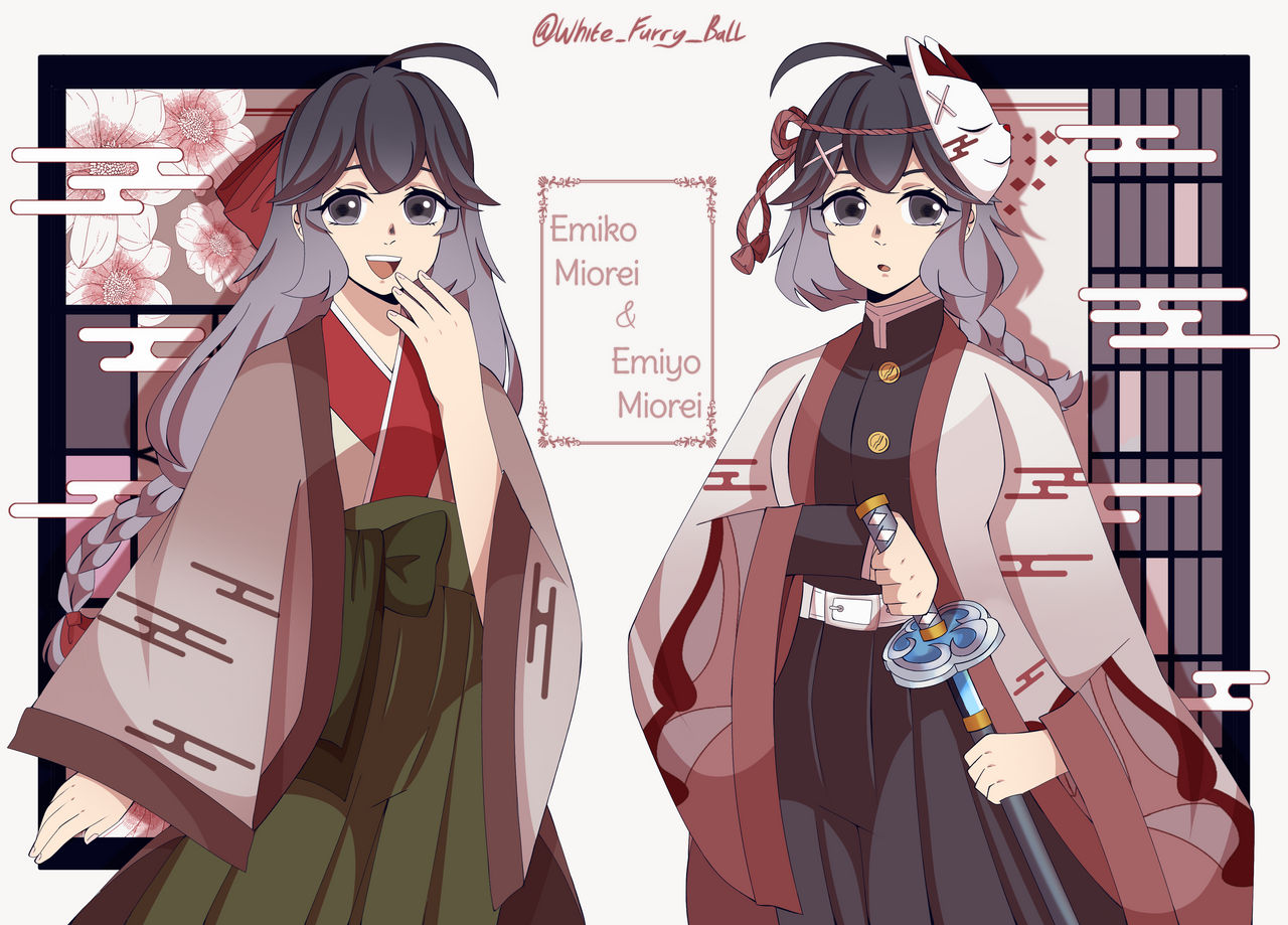 Miorei Twins ( Demon Slayer Oc ) by giovani13 on DeviantArt