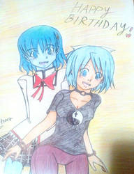 Sayaka and Flannery - Happy Birthday