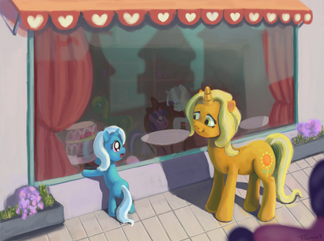 Trixie and her mom