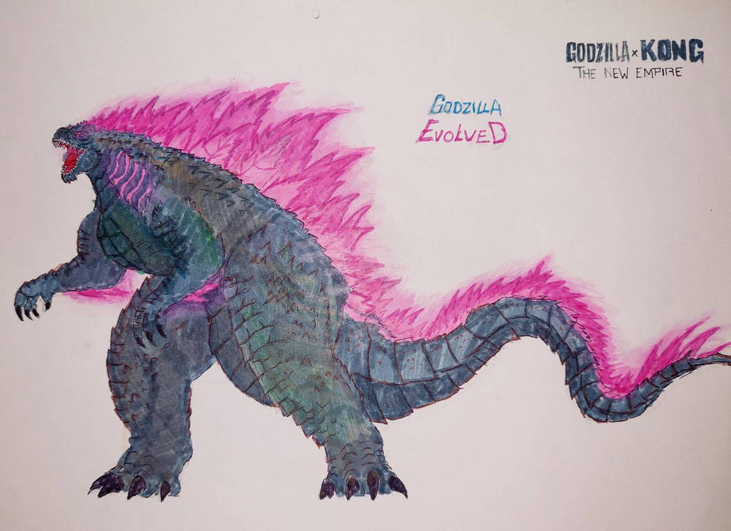 Godzilla evolved by Thezaker20 on DeviantArt