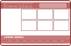 Red Trainer Card Template