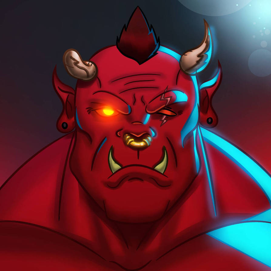 An original artwork of the red beast by MohandShahin on DeviantArt