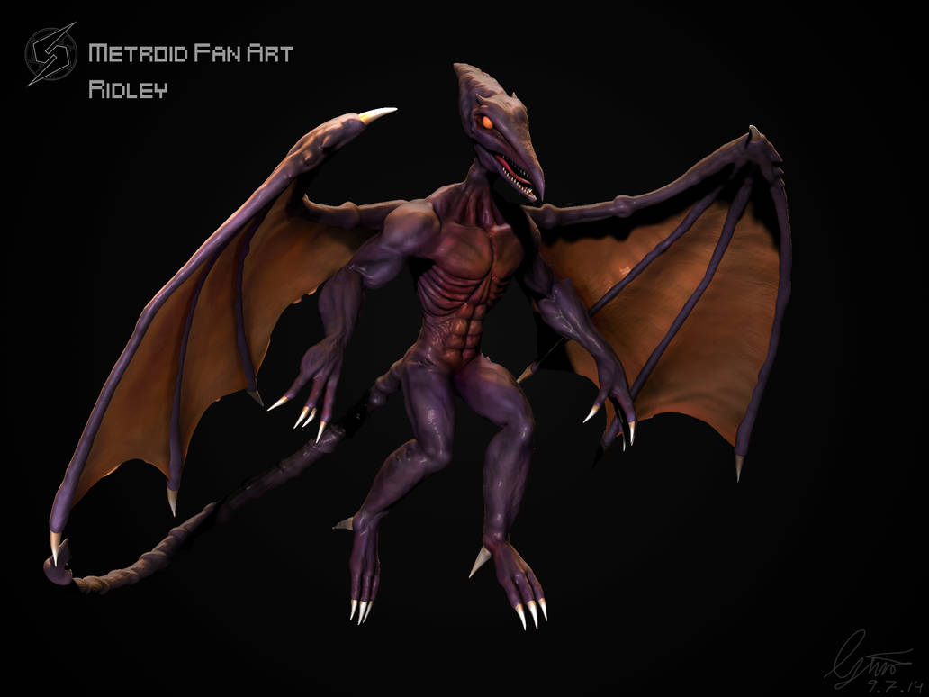 Cyborg Ridley Ridley from Metroid by TheKaryuudo on DeviantArt