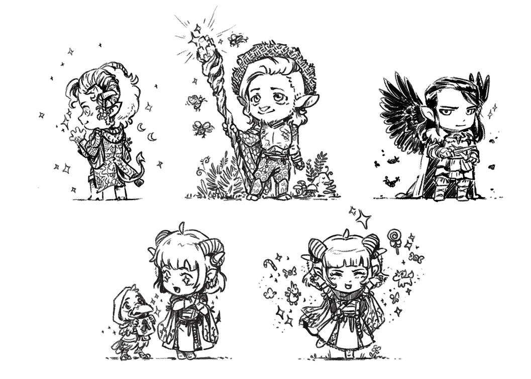 2018 Donator Doodles Part1 by JoannaJohnen