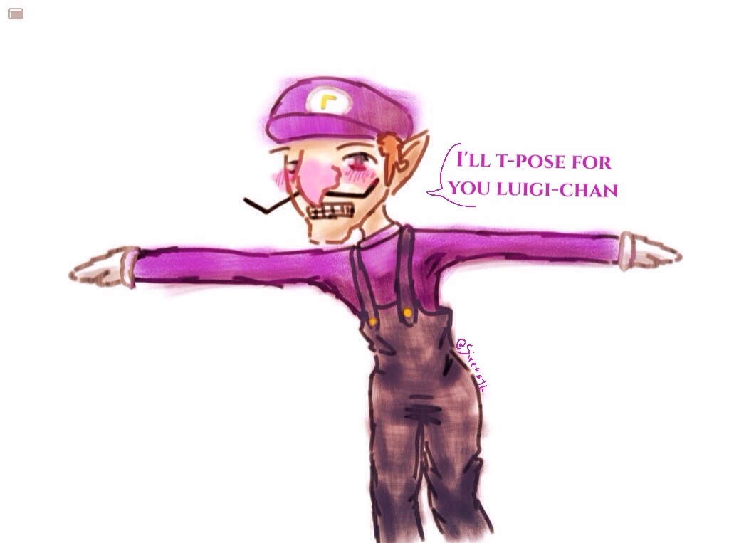 Luigi, T-Pose