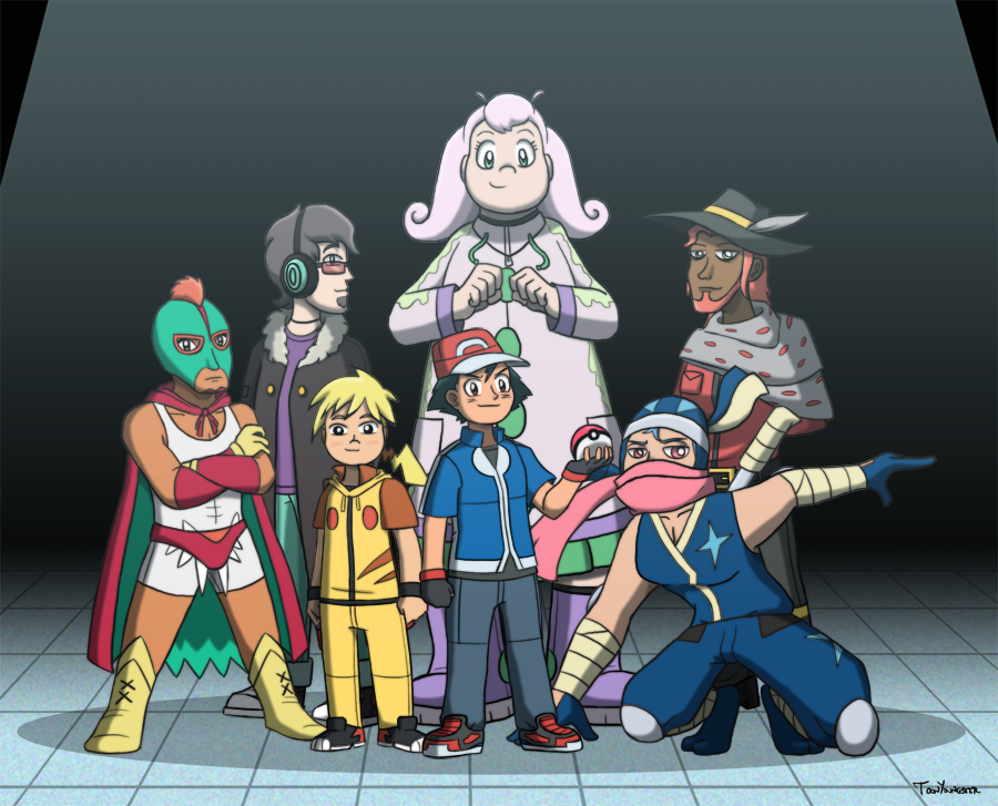 XYZ Ash's Team by ToonStarterz on DeviantArt XYZ Ash's Team by ToonStarterz on DeviantArt