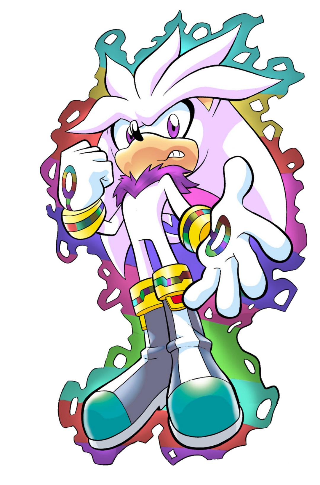 Archie Hyper Silver png by sonicprothehedgehog on DeviantArt