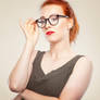 Kira the Norwegian Model in new glasses shoot!