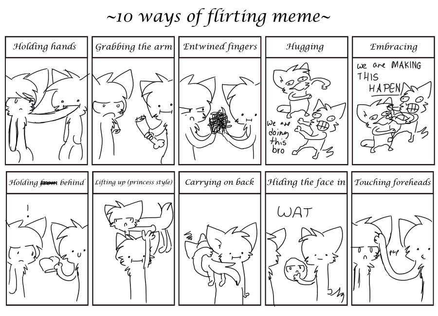 10 Different Ways of Flirting Meme