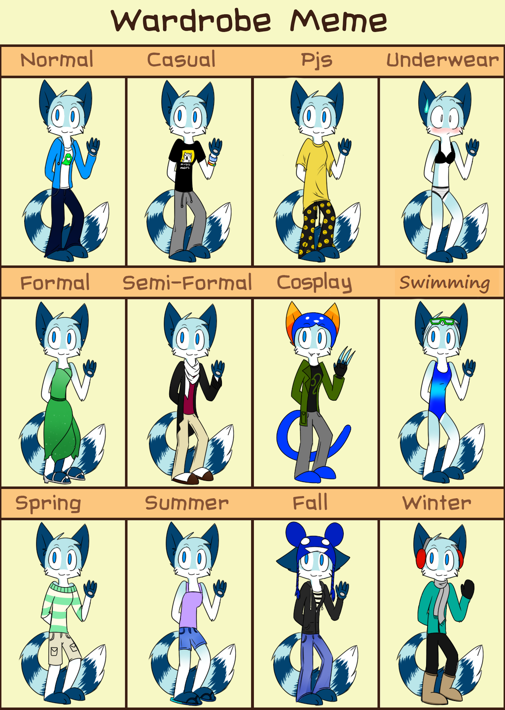 Wardrobe Meme! by Rainy-bleu
