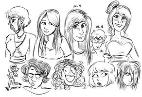 girls and girls and girls