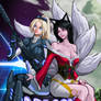 [Dedicate to Dragon god] Ahri x Nova