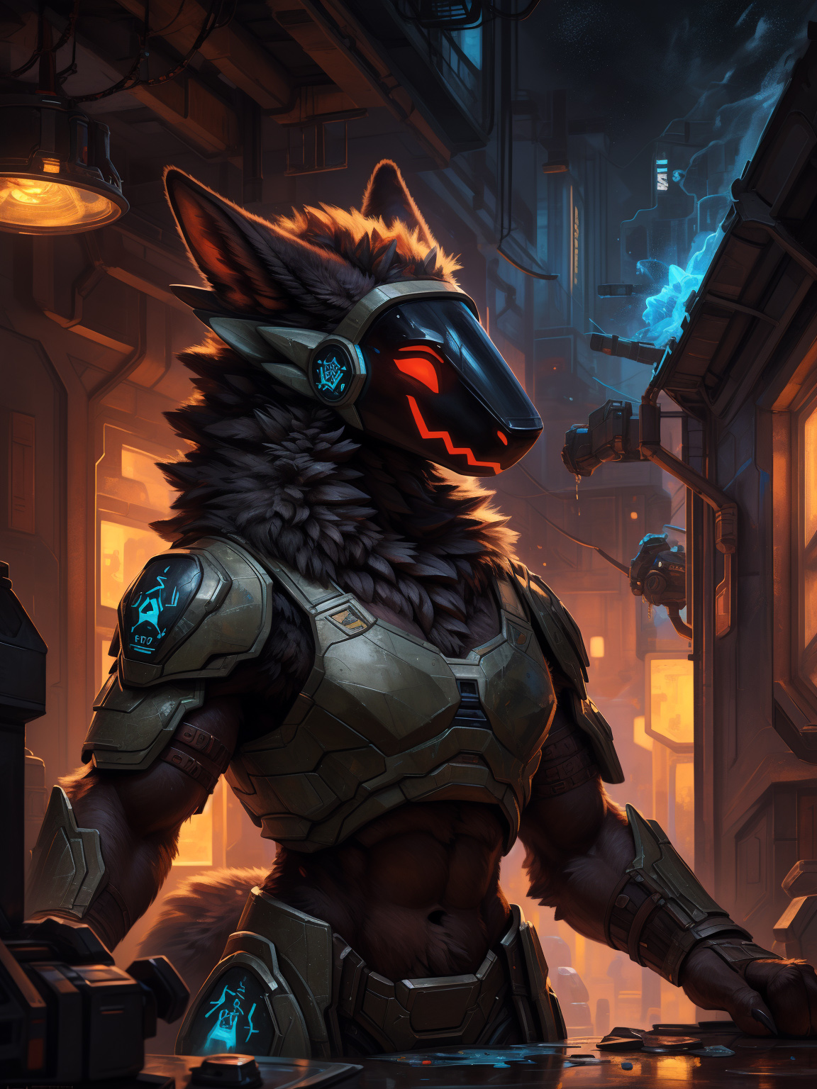 Protogen Eight Detailed Protogen by cattorihanzo on DeviantArt