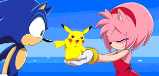 Sonic Amy Pikachu