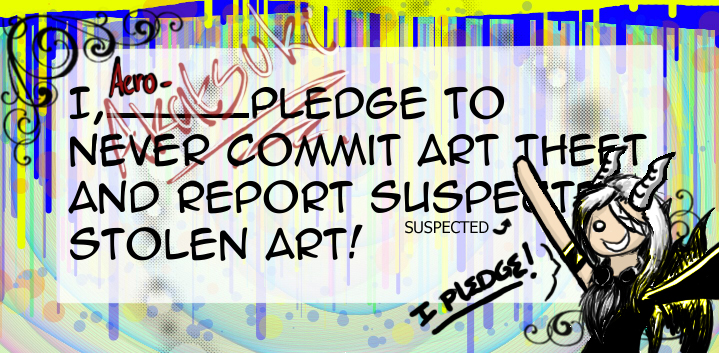 My Anti-Art Theft Pledge