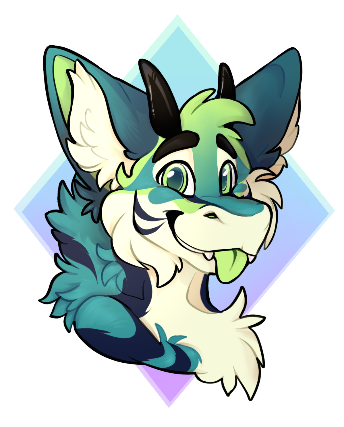 {Com} Contently Blepping by AnimatorMations on DeviantArt