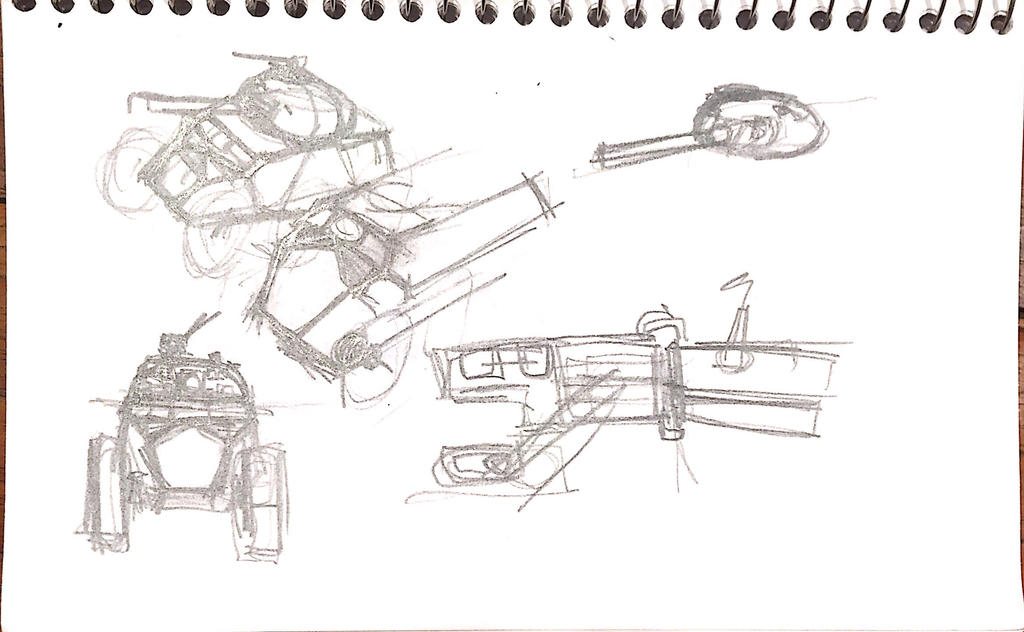 Armored car doodles