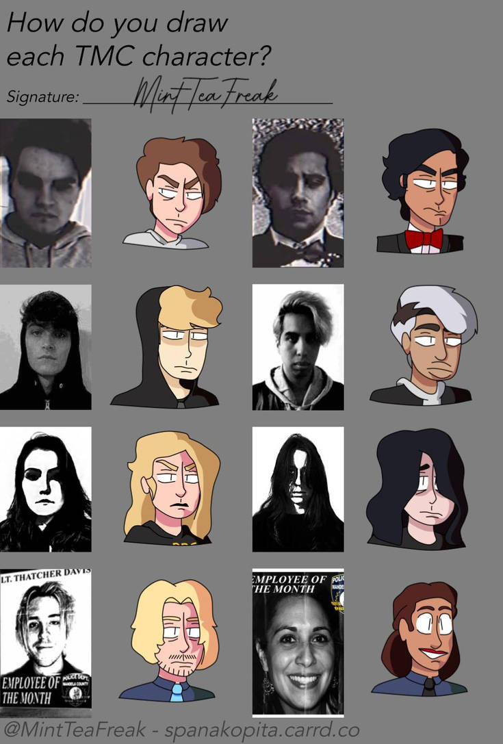 Tmc Rune How do you draw each TMC character? by MintTeaFreak2 on DeviantArt