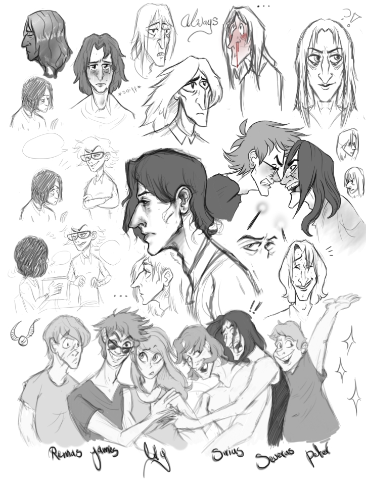 Young Severus sketchdump