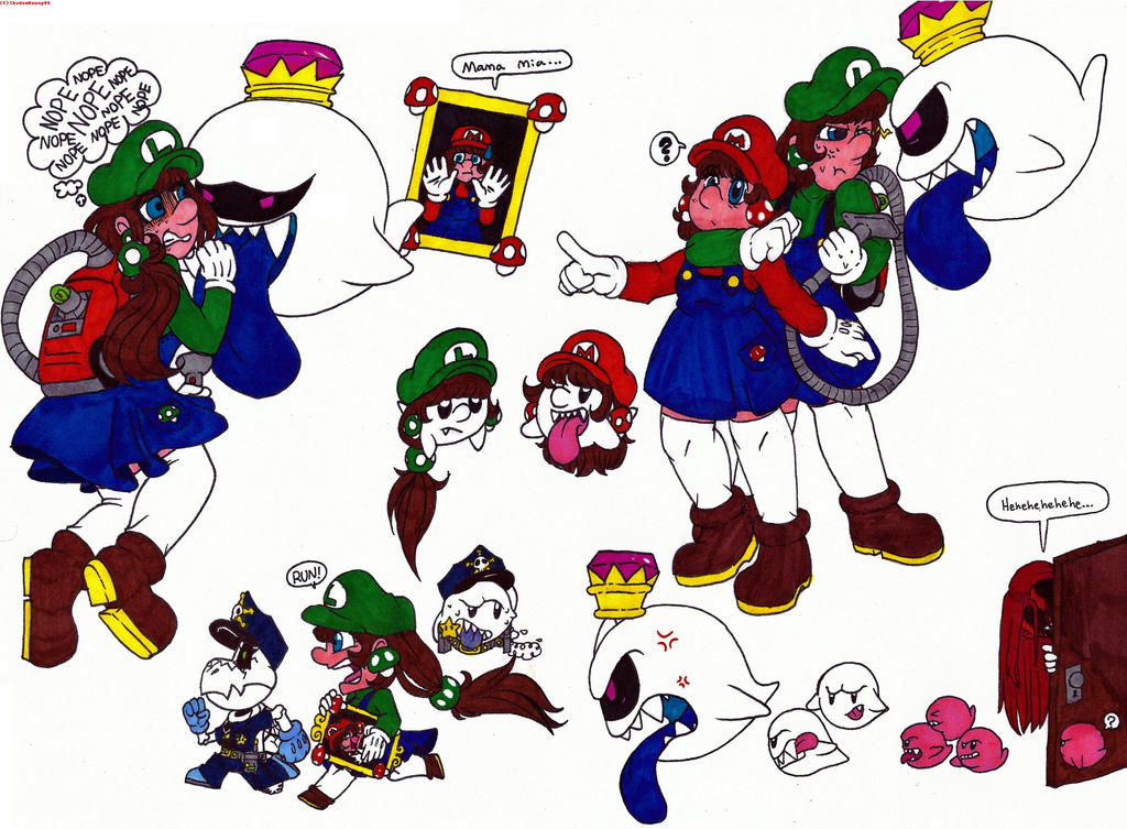 A lot of Mario related doodles