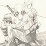 Spideypool - no peeping!