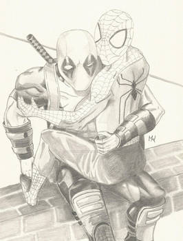 Spideypool - no peeping!