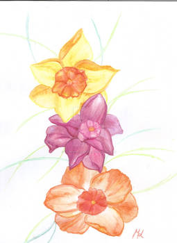 Spring Bouquet Watercolor