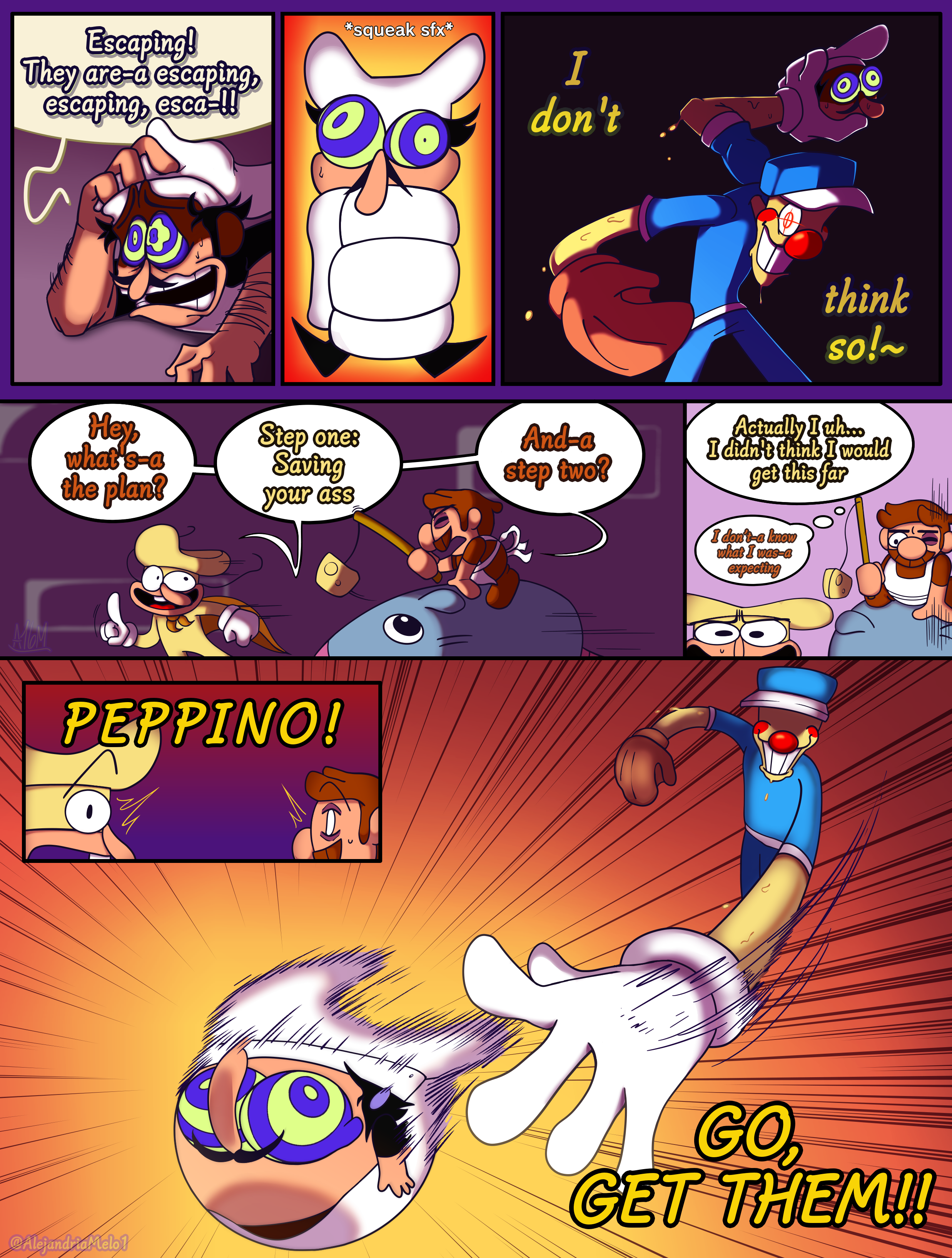 Pizza Tower: Peppino Animation by Sandette on DeviantArt