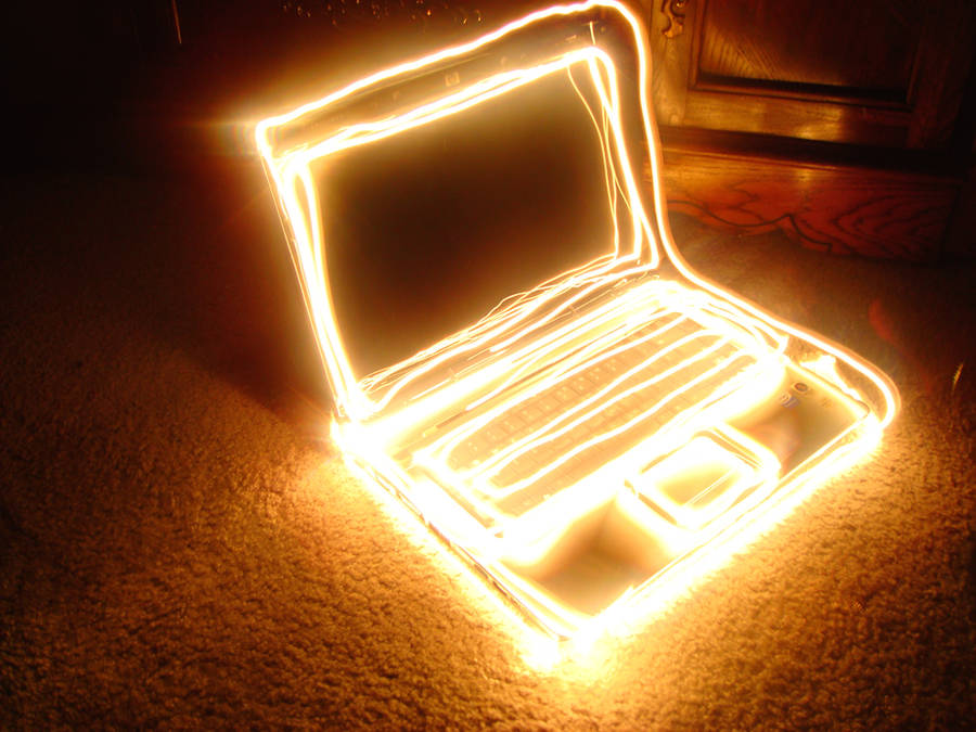 Painting with Light - Laptop by neon280