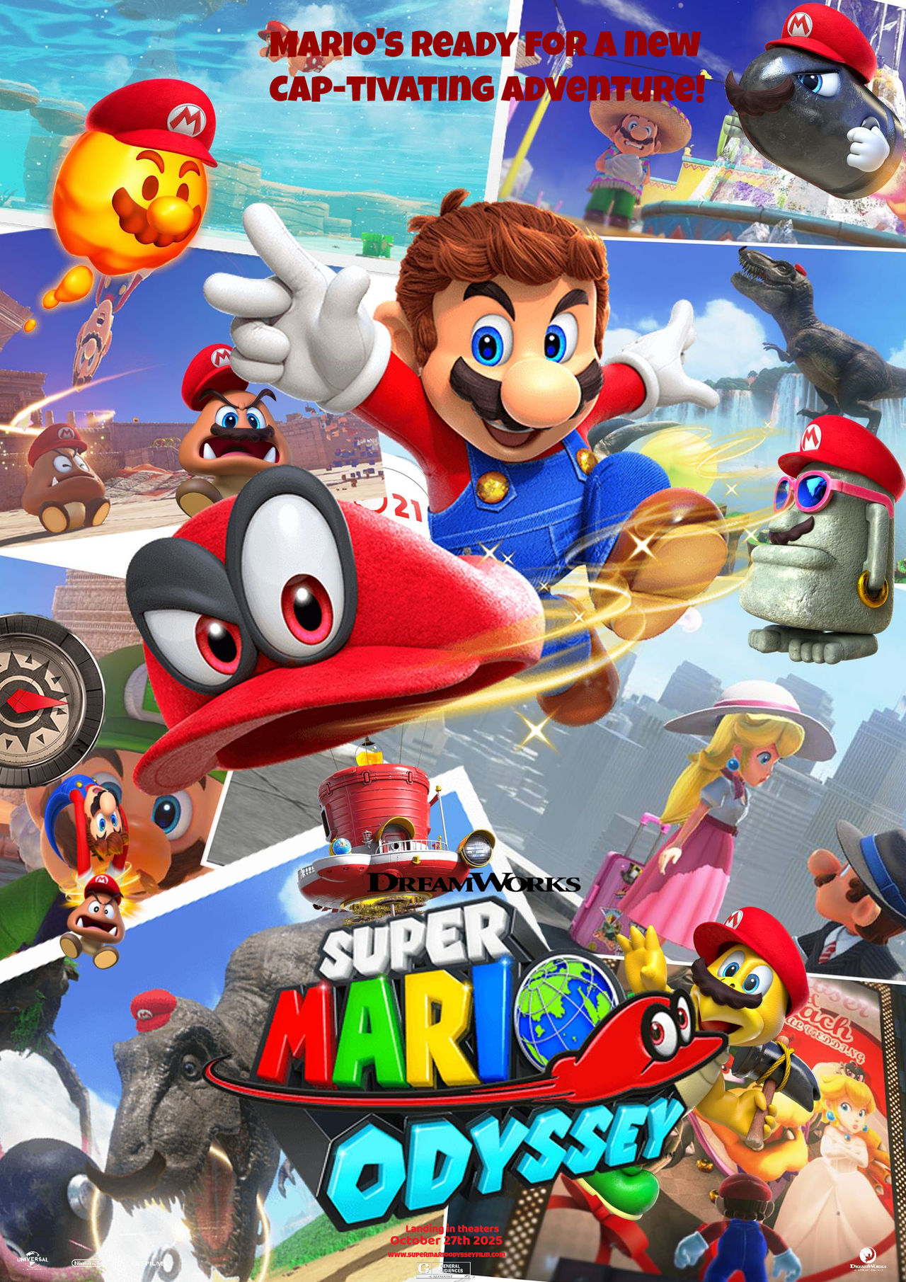 DreamWorks' Super Mario Odyssey (First Poster) by KirbyStarWarrior123 ... DreamWorks' Super Mario Odyssey (First Poster) by KirbyStarWarrior123 ...