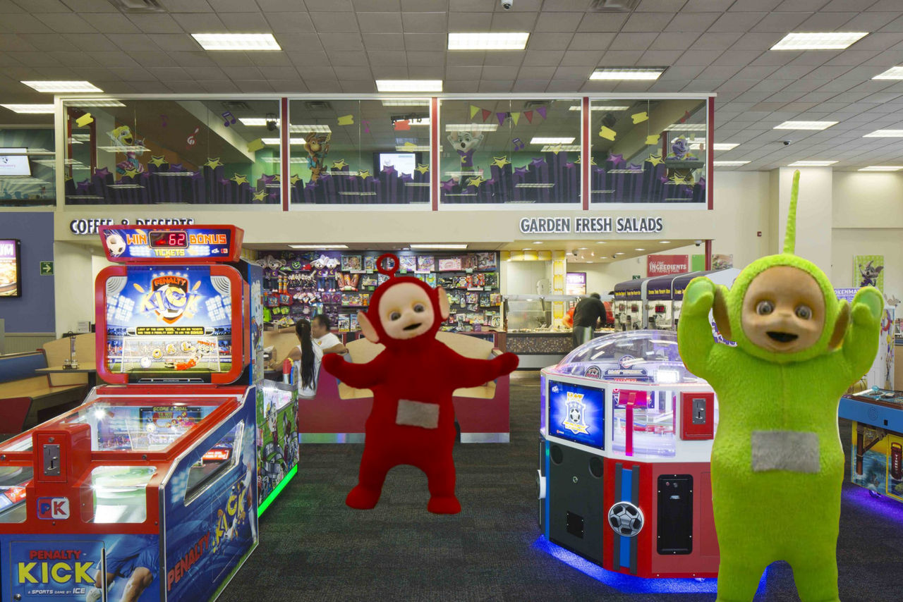 Chuck E Cheese Teletubbies
