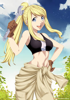 Winry Rockbell (commission)