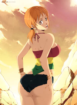 Nami Strong World #1 Commission - One Piece Film