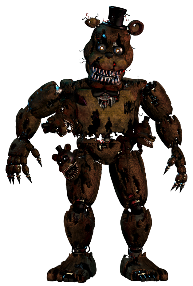 FNAF 4 Nightmare Freddy full body by Enderziom2004 on DeviantArt