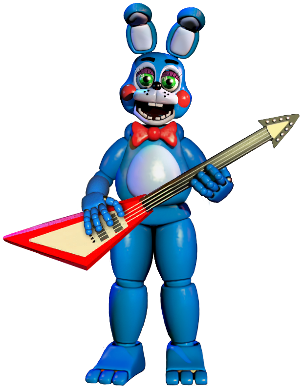 FNAF 2 Toy Bonnie full body by Enderziom2004 on DeviantArt