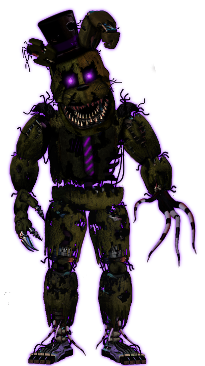 FNAF 4 Nightmare Foxy full body by Enderziom2004 on DeviantArt