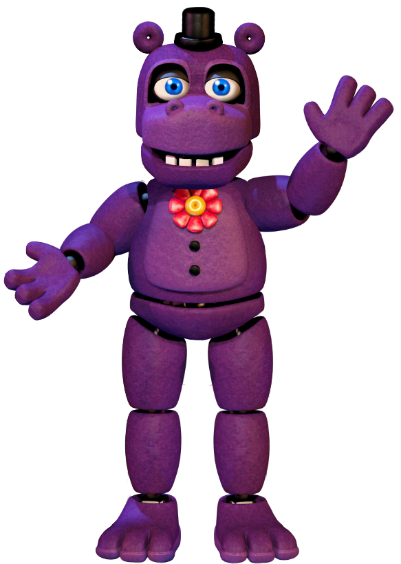 FNAF 6 Mr Hippo full body by Enderziom2004 on DeviantArt